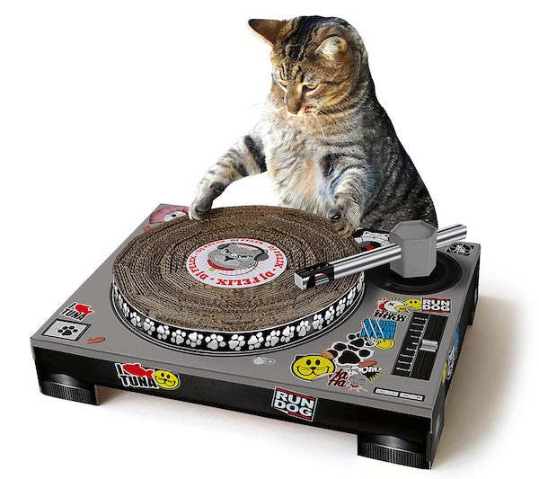 DJ Cat Scratching Pad