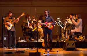 Dirty Projectors playing with yMusic at Carnegie Hall