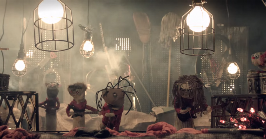 Off Notes: Sock Puppets Playing Heavy Metal