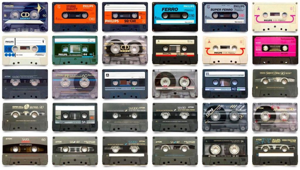 colorful cassette picture, soundfly