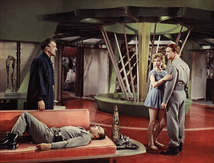 scifi movie, 1950's, forbidden planet 