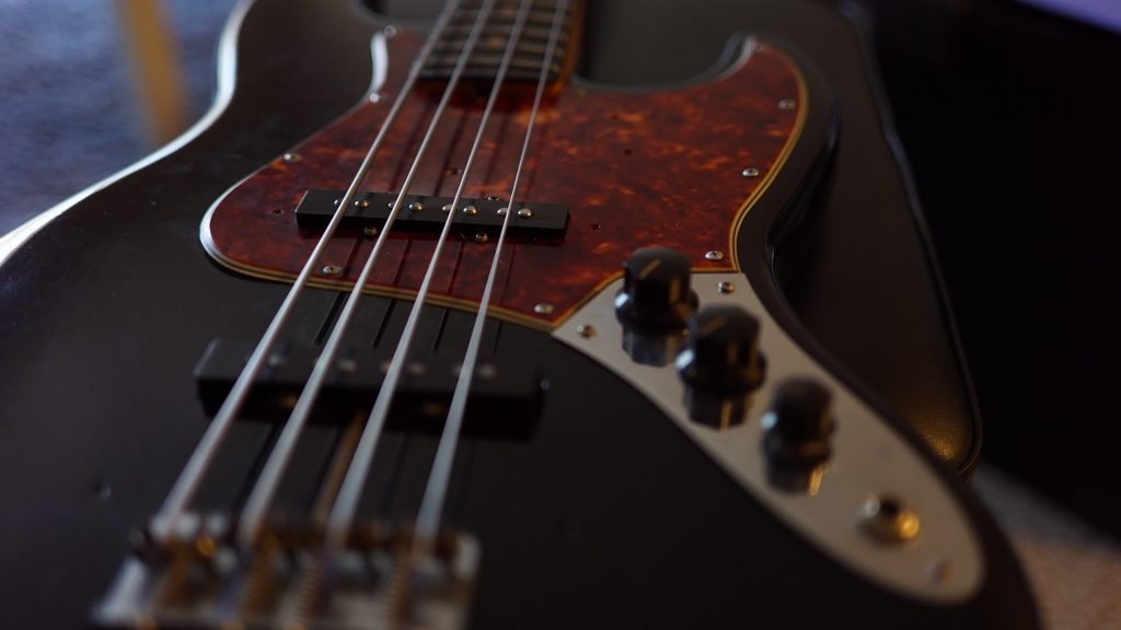 The 1963 Fender Jazz Bass I inherited and now primarily use. 