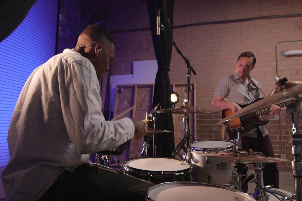 Video still from Soundfly's new free series "Writing for the Modern Rhythm Section."