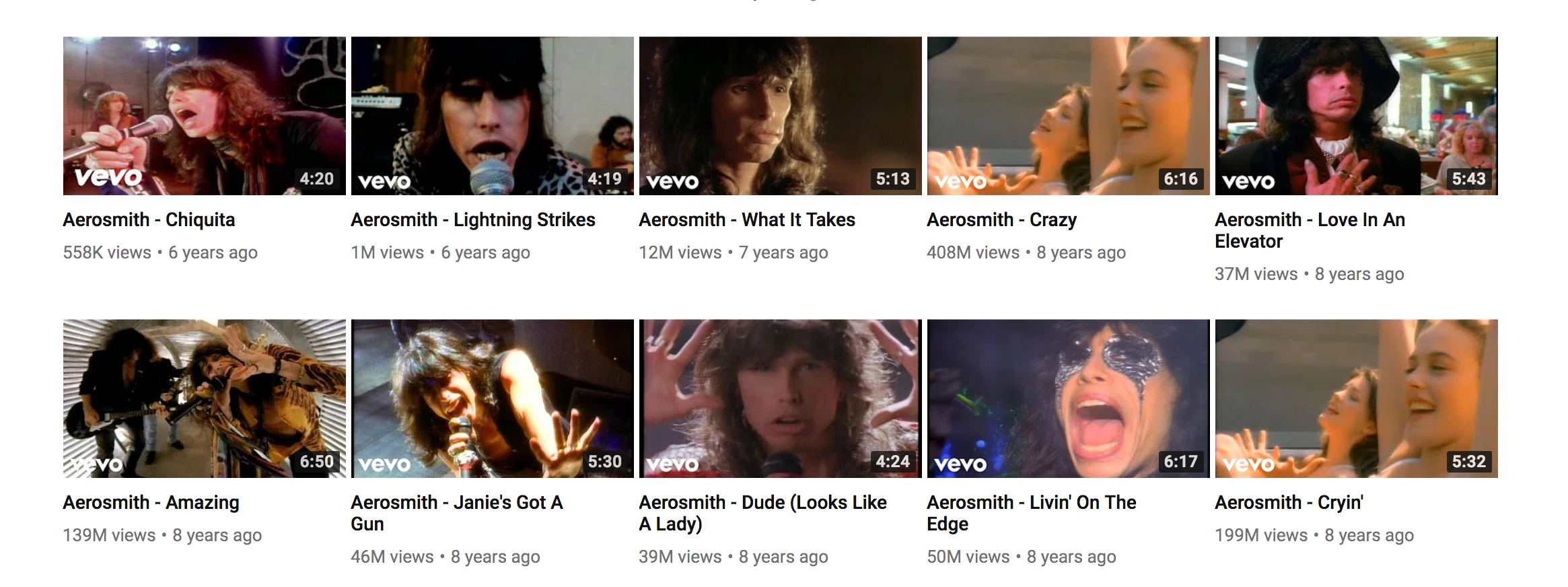 Aerosmith - Crazy  Music videos vevo, Aerosmith, Good music
