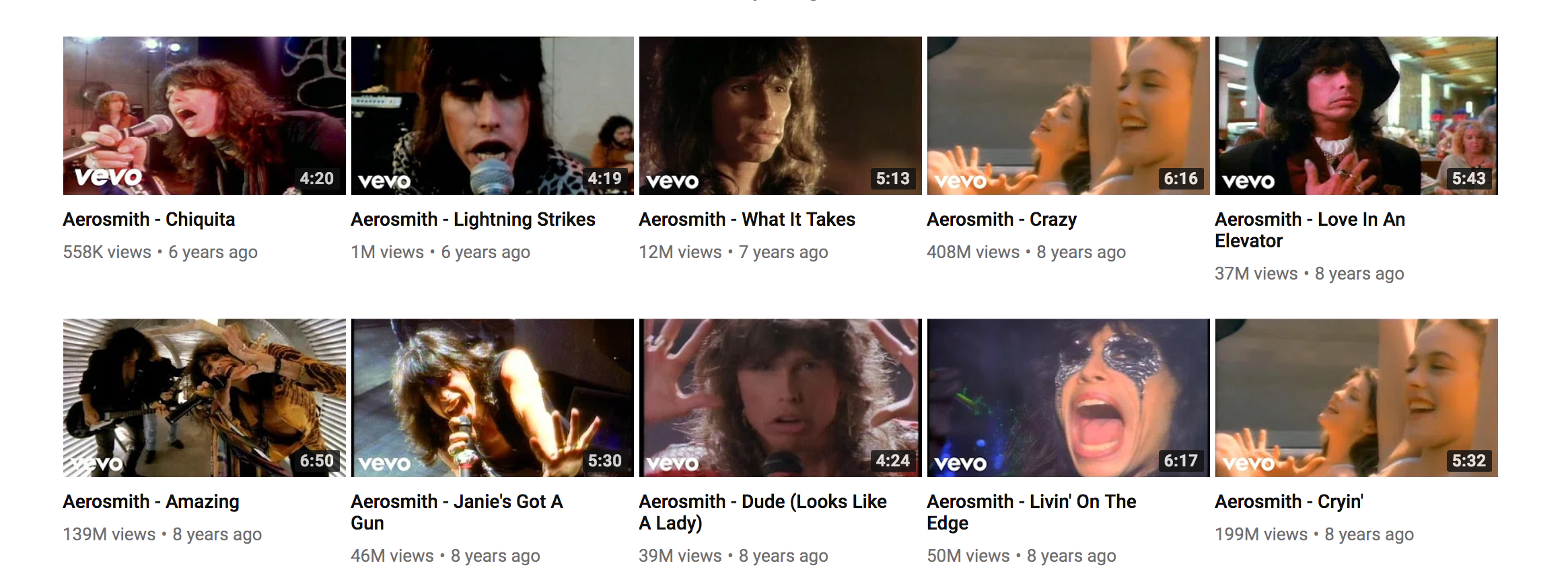 Aerosmith - Crazy Official Music Video 