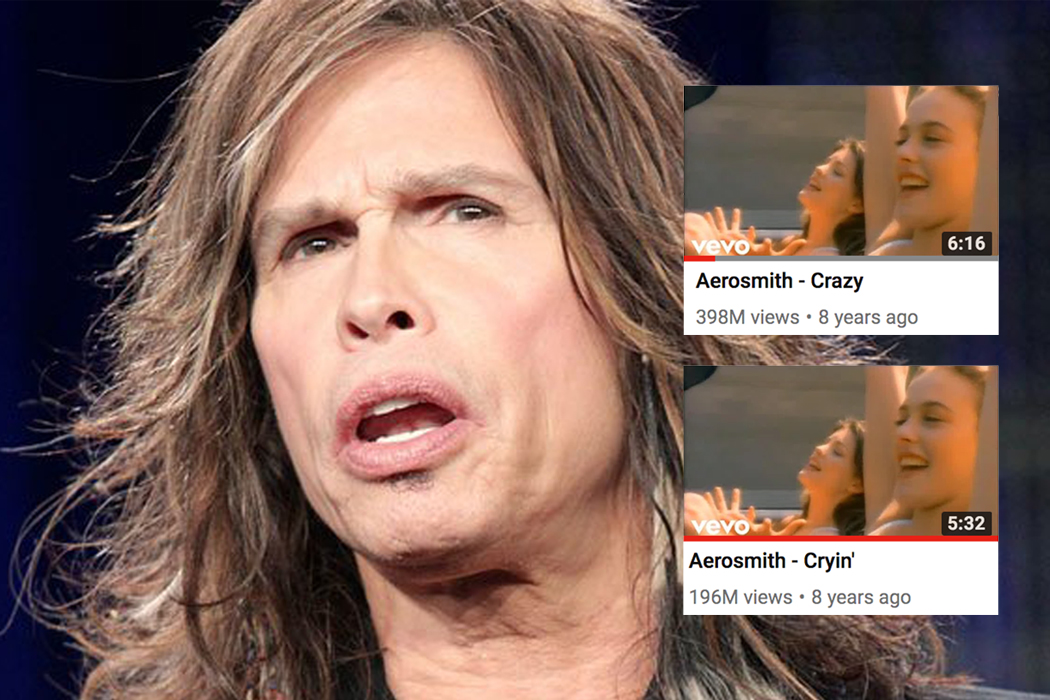 Not Even Aerosmith Can Tell the Difference Between “Cryin'” and “Crazy”! –  Flypaper