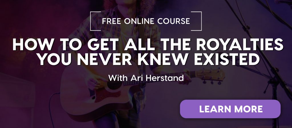 Soundfly Royalties course ad