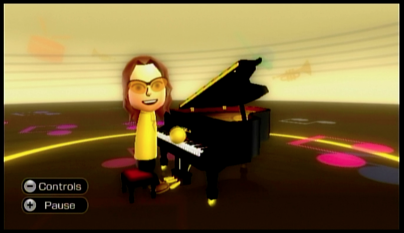 screenshot from Nintendo's Wii Music