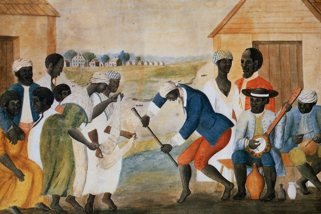 "The Old Plantation (Slaves Dancing on a South Carolina Plantation)" [ca. 1785-1795].