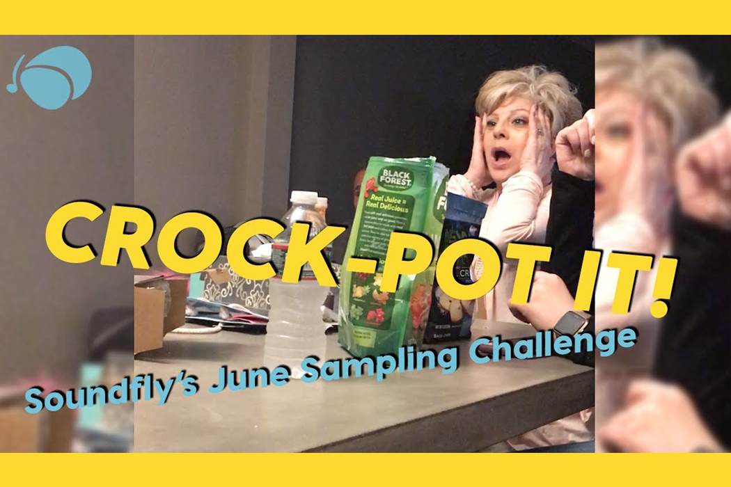 Crock Pot Challenge header - a woman holds her head and screams