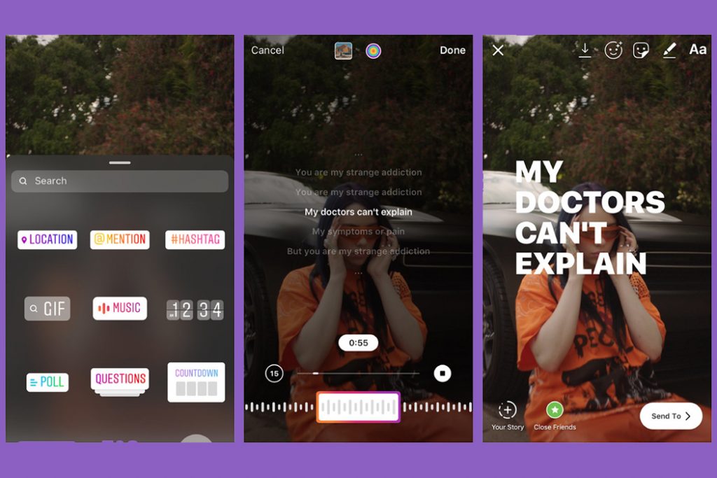 Add Lyrics to Your Instagram Stories Today