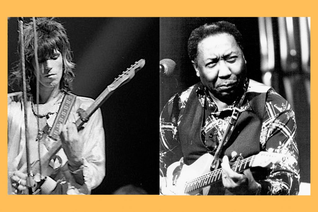 Diptych with Keith Richards and Muddy Waters