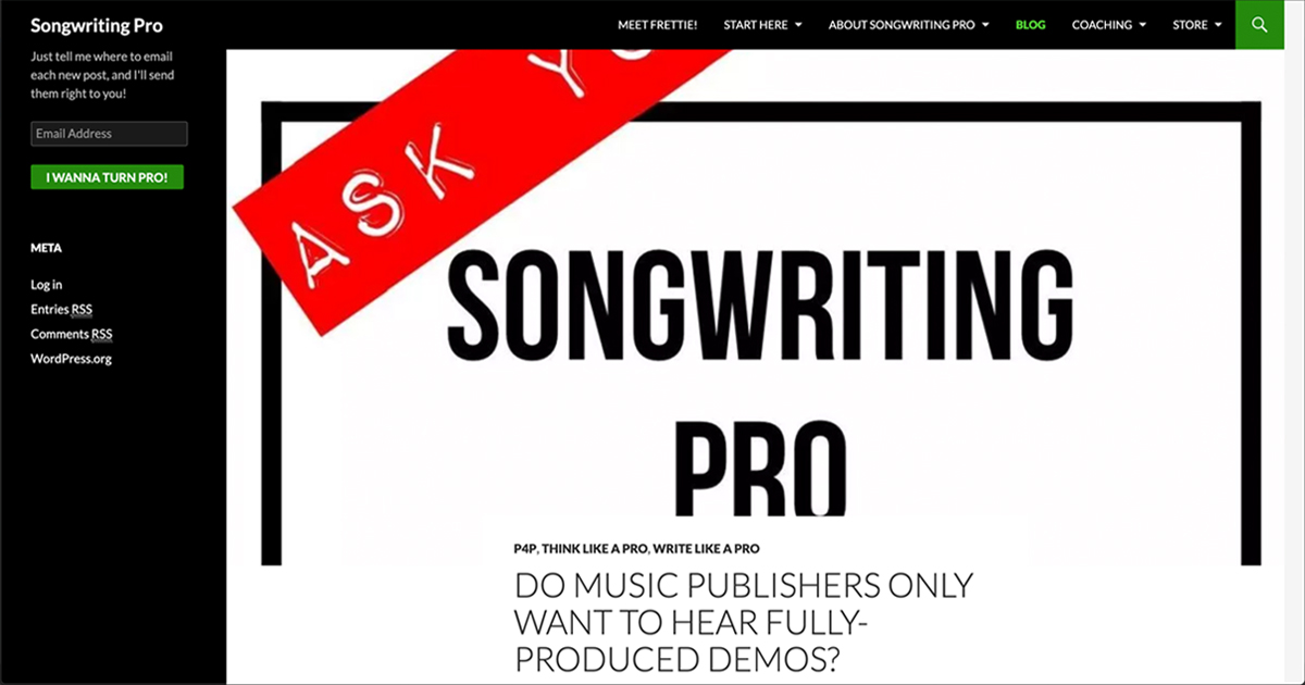 8. Songwriting Pro