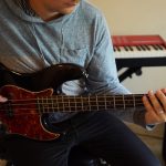 bass player practicing