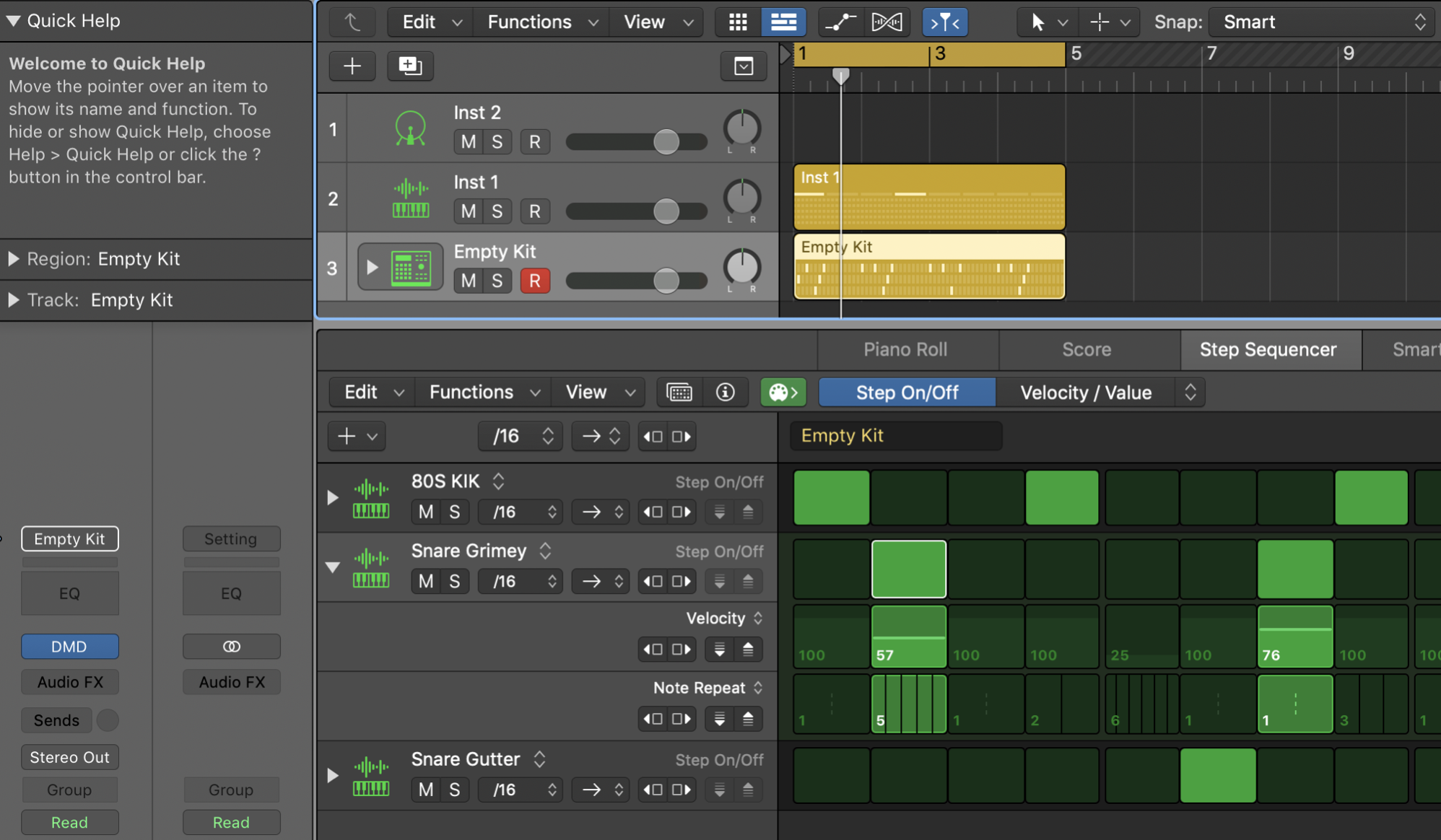 logic pro 10.4 draw glissando