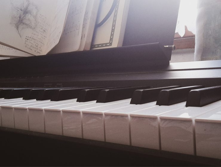piano closeup