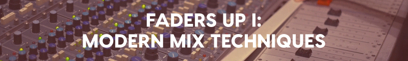 Soundfly Faders Up mixing course ad
