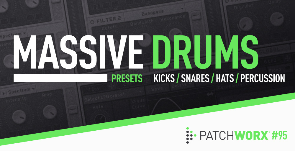 4) Loopmasters Massive Drum Presets (DNB/House/Trap)