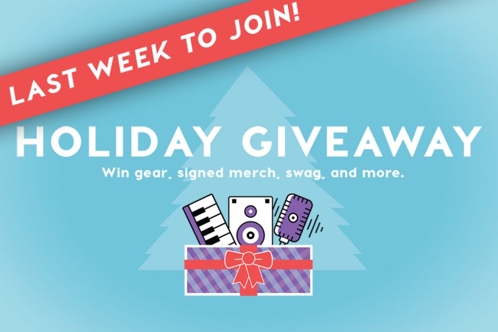 ❄ ONE WEEK LEFT to Join Soundfly’s Ultimate 2020 Holiday Giveaway ❄