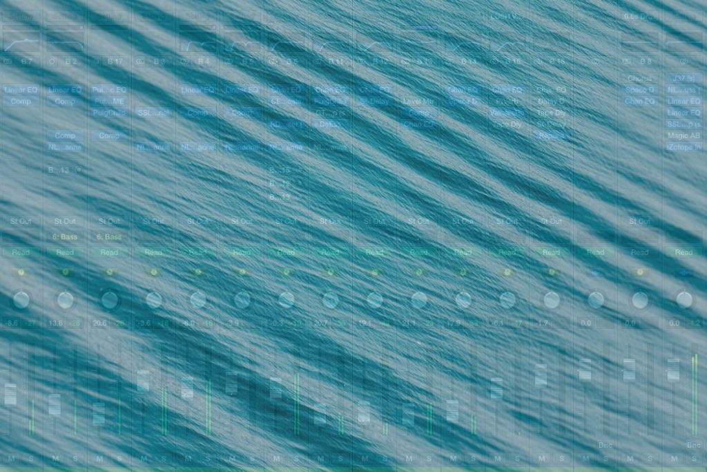 waves and DAW screenshot