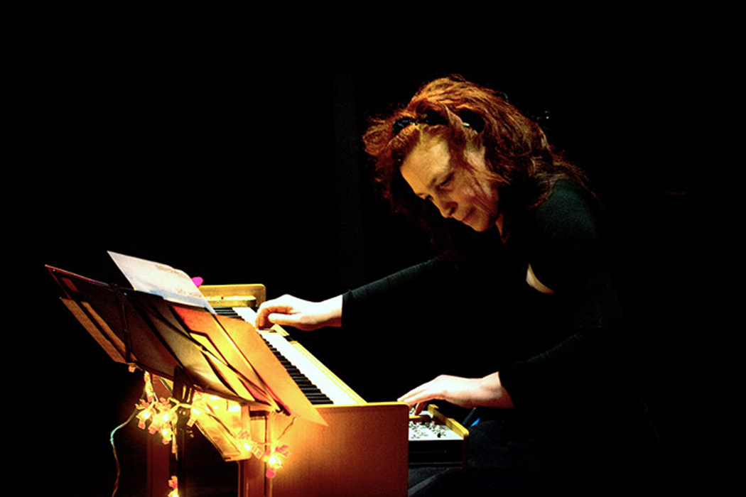 Christine Ott performing on the Ondes Martenot.