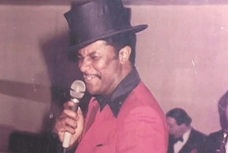 Melvin Bliss performing.