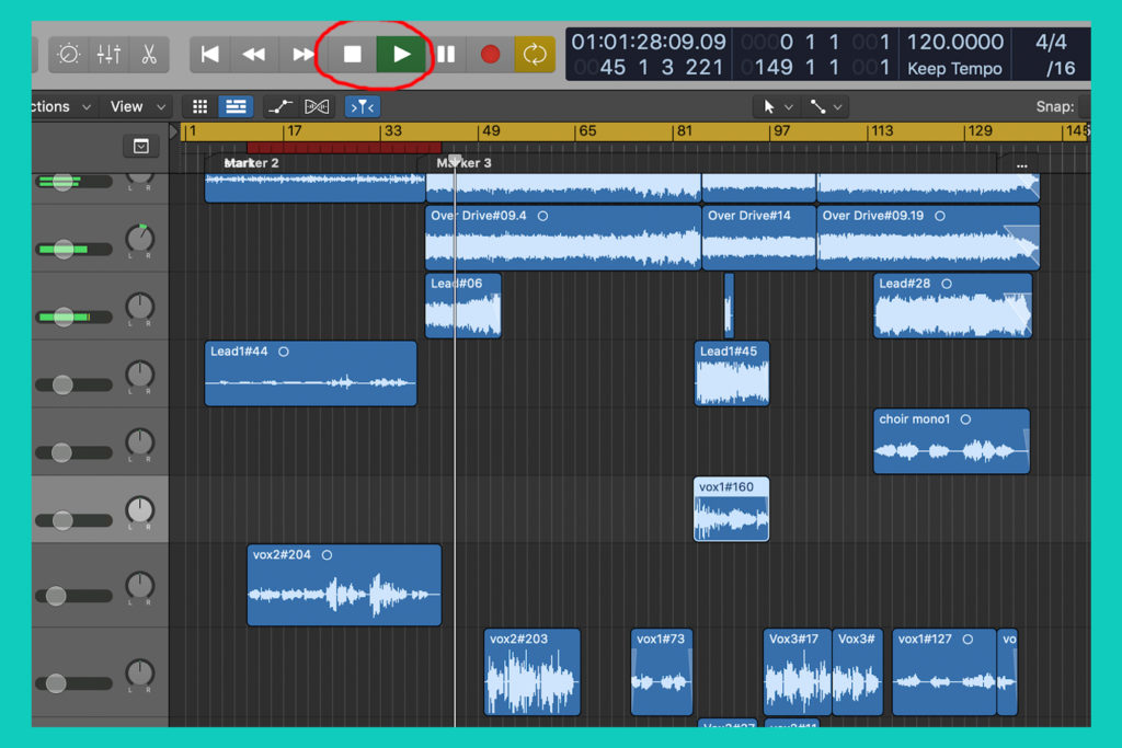 Logic Pro keyboard shortcuts