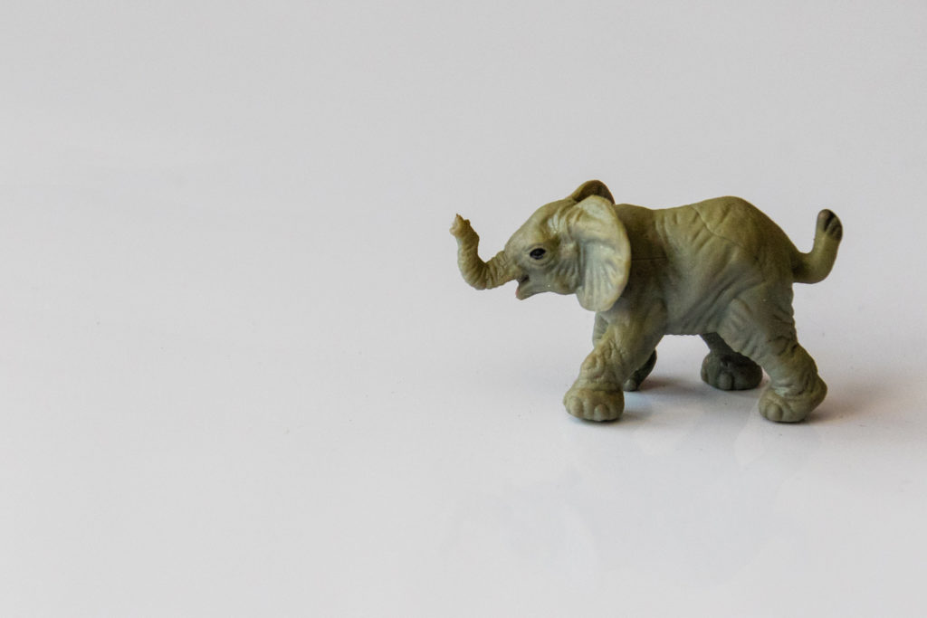 a toy elephant