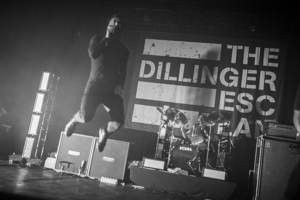 The Dillinger Escape Plan during their final tour in Europe. Brussels, Belgium 2017.